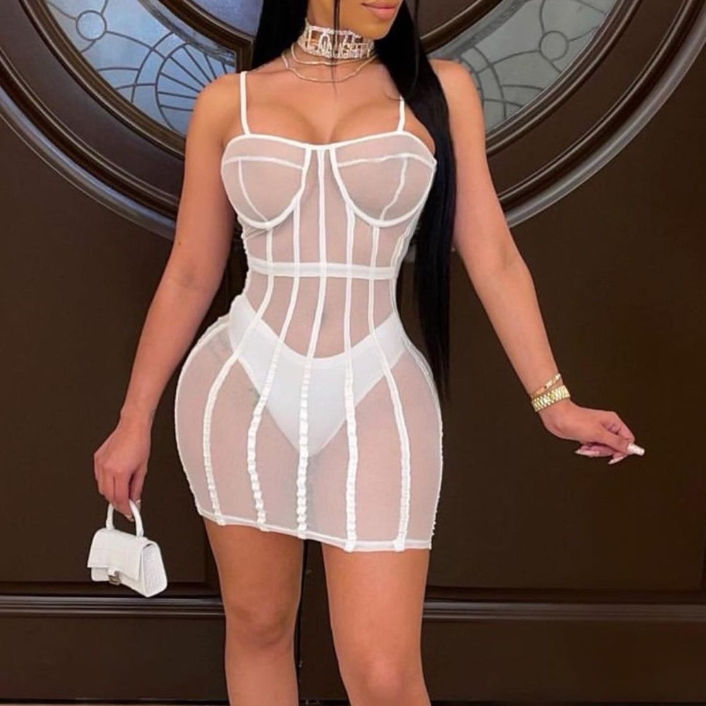 See through dress